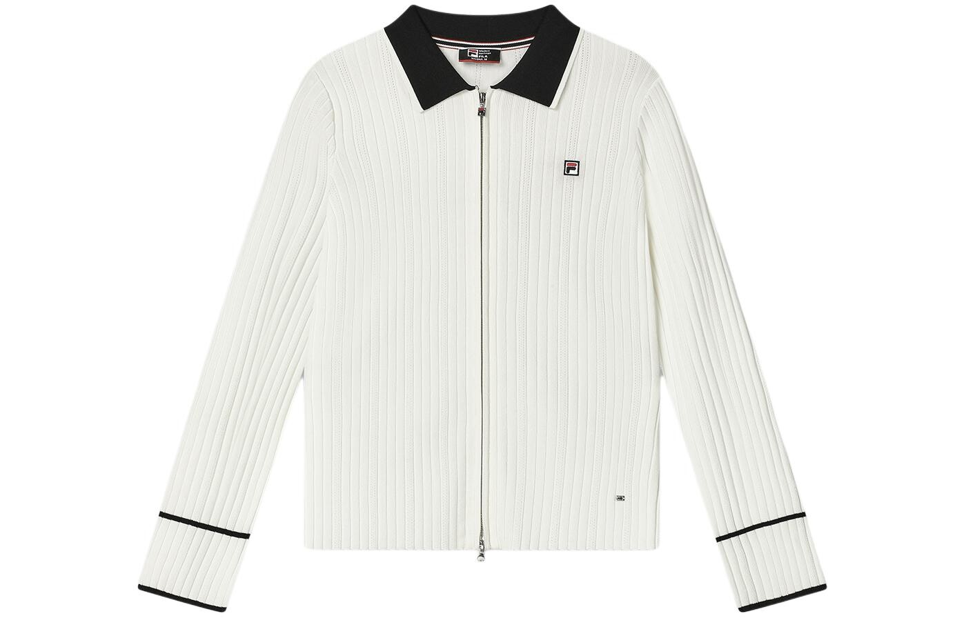 Трикотаж женский паровой белый Fila 
Трикотаж женский паровой белый Fila