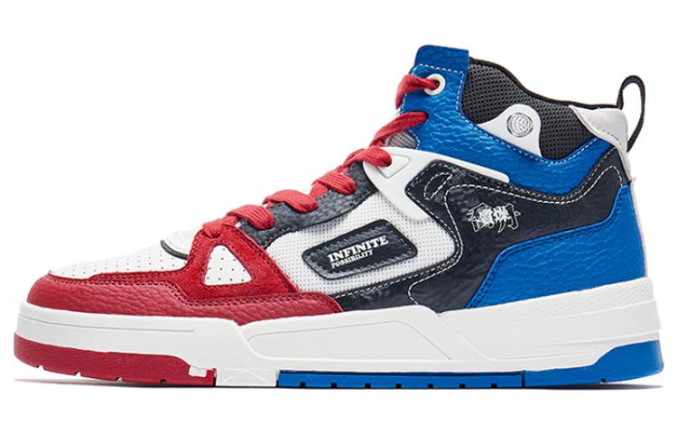 Ветроустойчивые противоскользящие амортизирующие износостойкие высокие кроссовки для скейтбординга Синий Красный QIAODAN
Ветроустойчивые противоскользящие амортизирующие износостойкие высокие кроссовки для скейтбординга Синий Красный QIAODAN