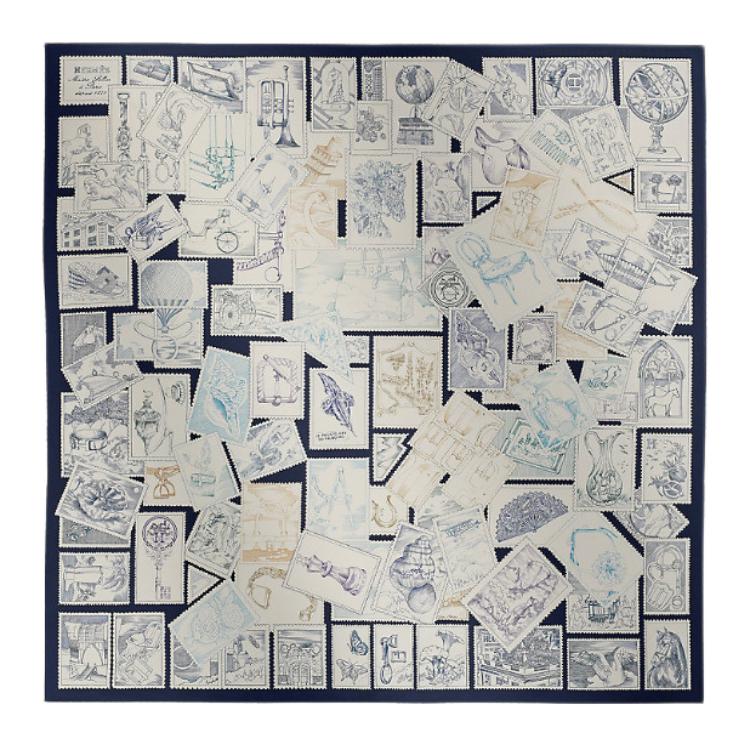 HERMES Шёлковый шарф, Marine Blue
HERMES Шёлковый шарф, Marine Blue