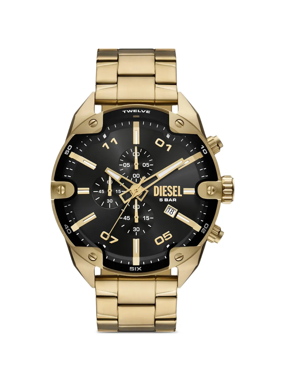 Наручные часы Spiked 49 мм Diesel, черный
Наручные часы Spiked 49 мм Diesel, черный