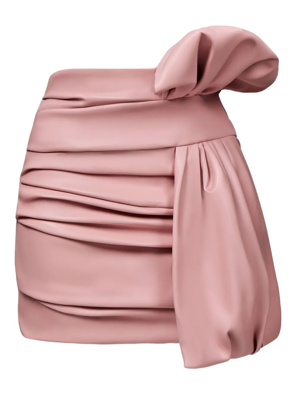 Юбка мини с драпировкой и бантом Lika, розовый
Юбка мини с драпировкой и бантом Lika, розовый