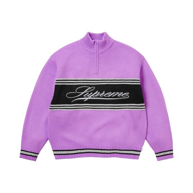 Свитер Supreme Script Stripe Half Zip Sweater, Purple
Свитер Supreme Script Stripe Half Zip Sweater, Purple