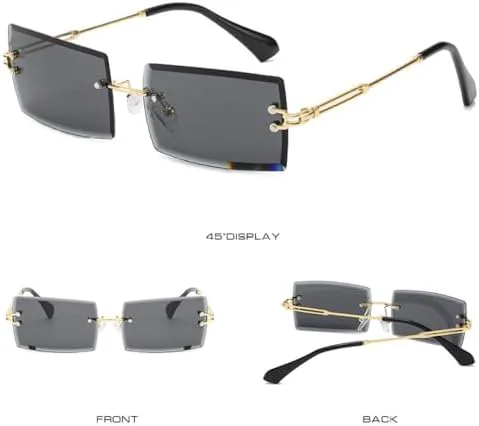 2026 Модные безободковые прямоугольные солнцезащитные очки для женщин, градиентные солнцезащитные очки для мужчин, защита от УФ-излучения UV400 MTZJH, Silver Red
2026 Модные безободковые прямоугольные солнцезащитные очки для женщин, градиентные солнцезащитные очки для мужчин, защита от УФ-излучения UV400 MTZJH, Silver Red