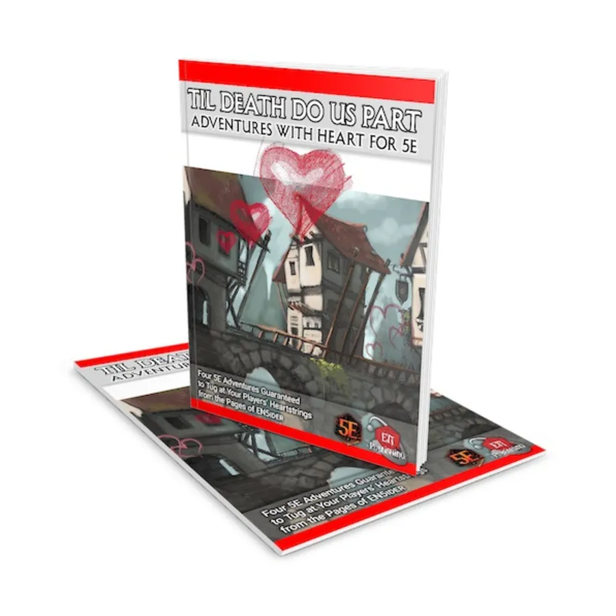 Til Death Do Us Part - Adventures with Heart for 5E, Role Playing Games (5E) (EN Publishing), мягкая обложка
Til Death Do Us Part - Adventures with Heart for 5E, Role Playing Games (5E) (EN Publishing), мягкая обложка