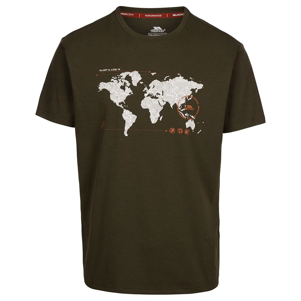 Футболка с коротким рукавом Trespass Ohio, зеленый
Футболка с коротким рукавом Trespass Ohio, зеленый