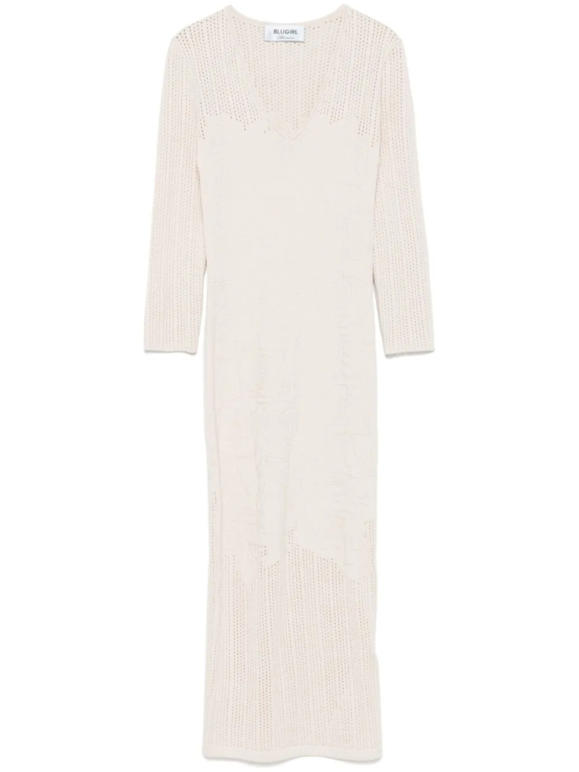 Платье-миди Blugirl с цветочным узором, нейтральный
Платье-миди Blugirl с цветочным узором, нейтральный