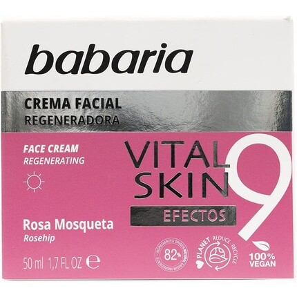 Vital Skin 9 эффектов Крем для лица «Роза от комаров», Babaria
Vital Skin 9 эффектов Крем для лица «Роза от комаров», Babaria