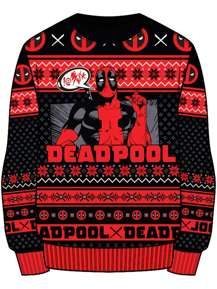 Свитер Show Off Jumper черного цвета Deadpool
Свитер Show Off Jumper черного цвета Deadpool