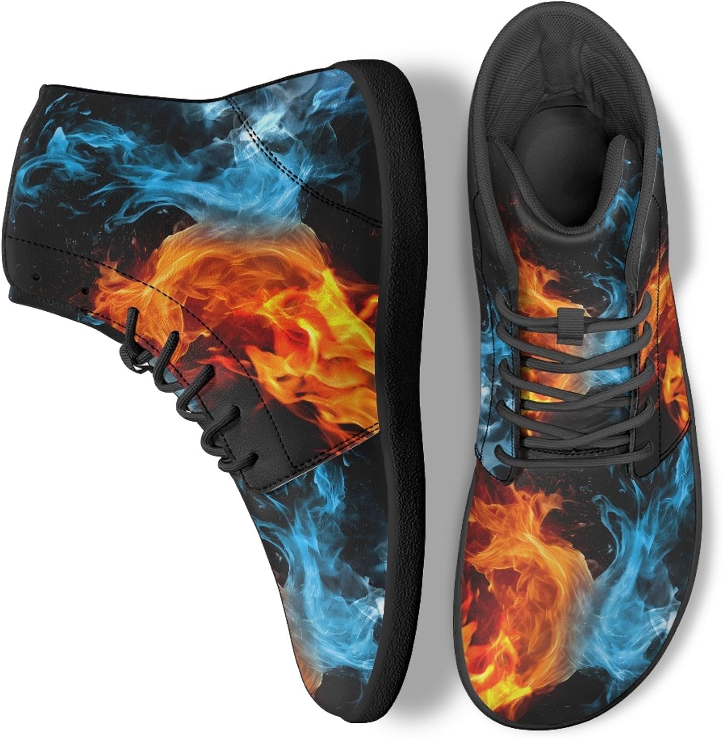 Стильные высокие кроссовки из PU-кожи с принтом для мужчин и женщин, босоногого типа Arleeorkee, синий/оранжевый
Стильные высокие кроссовки из PU-кожи с принтом для мужчин и женщин, босоногого типа Arleeorkee, синий/оранжевый