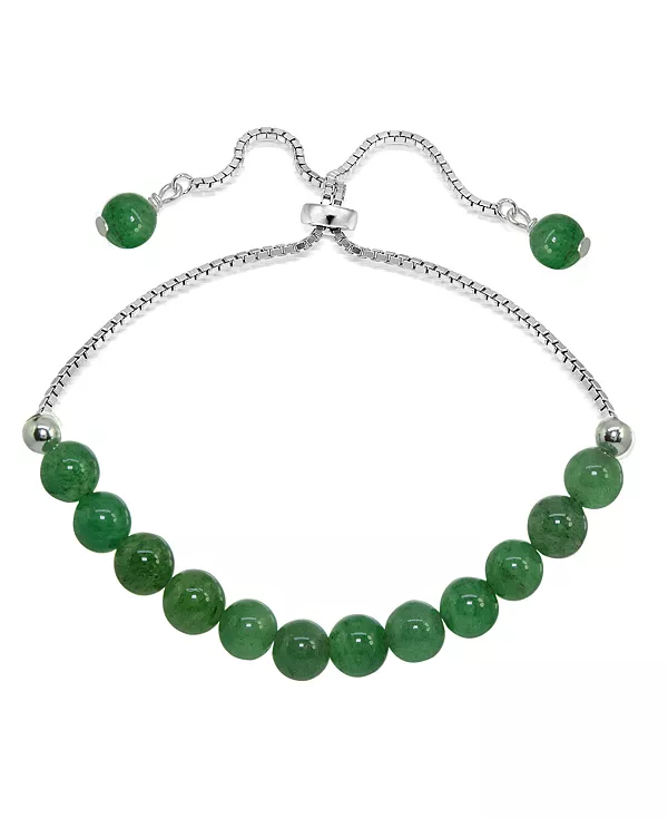 Регулируемый браслет из натуральных камней и серебряной пластины Macy'S, aventurine
Регулируемый браслет из натуральных камней и серебряной пластины Macy'S, aventurine