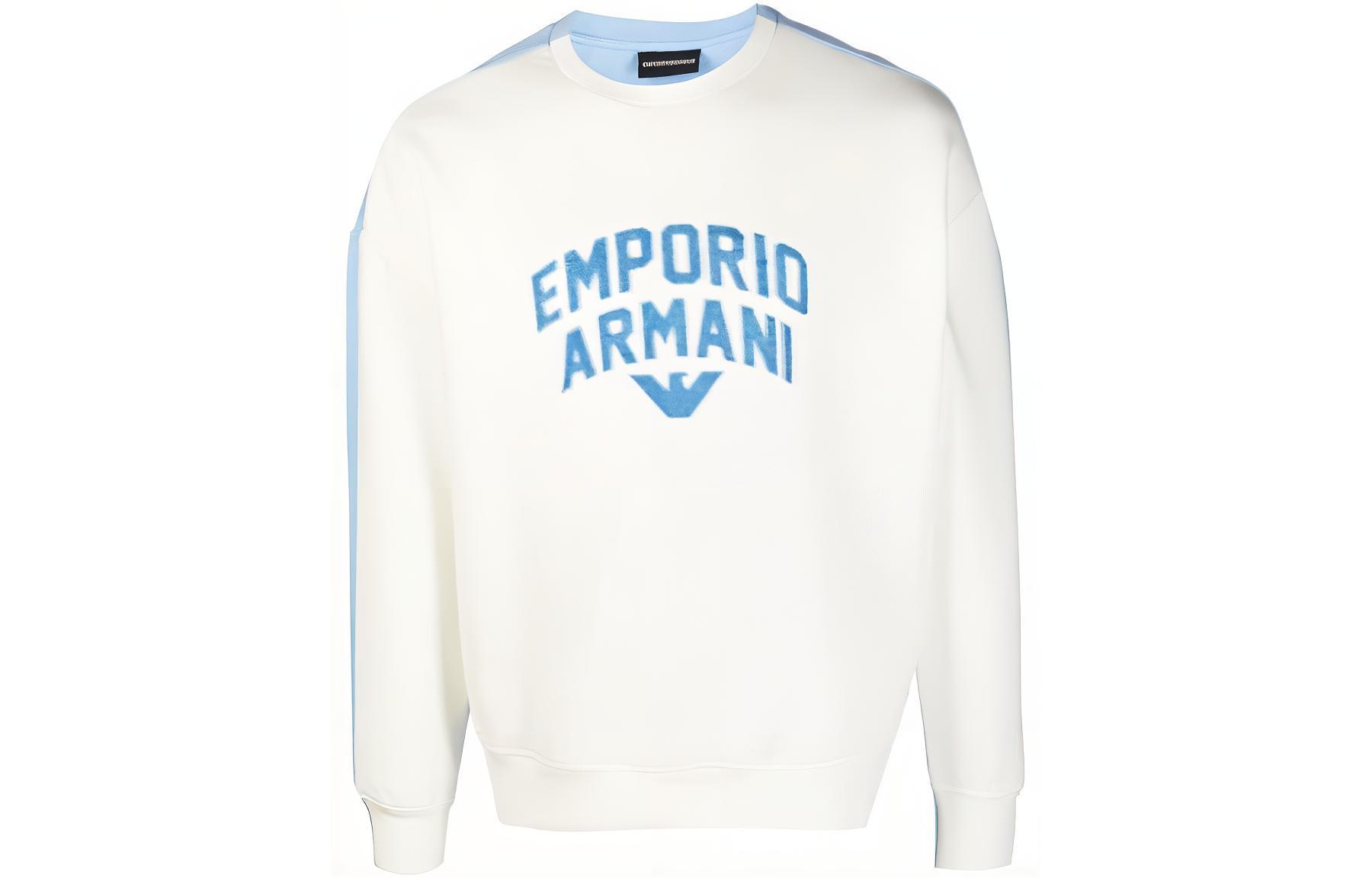 EMPORIO ARMANI Свитшот мужской белый SS23
EMPORIO ARMANI Свитшот мужской белый SS23