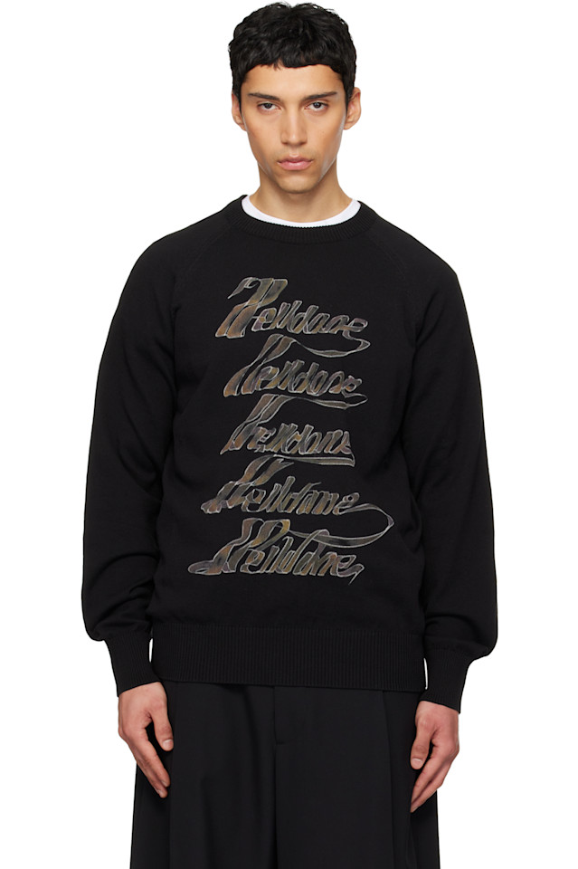Свитер с несколькими логотипами 'We11Done', черный
Свитер с несколькими логотипами 'We11Done', черный