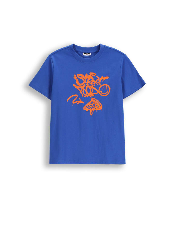 Футболка с короткими рукавами из хлопка синего цвета. MOKIDA, Синий, Футболка с короткими рукавами из хлопка синего цвета. MOKIDA
Футболка с короткими рукавами из хлопка синего цвета. MOKIDA, Синий, Футболка с короткими рукавами из хлопка синего цвета. MOKIDA