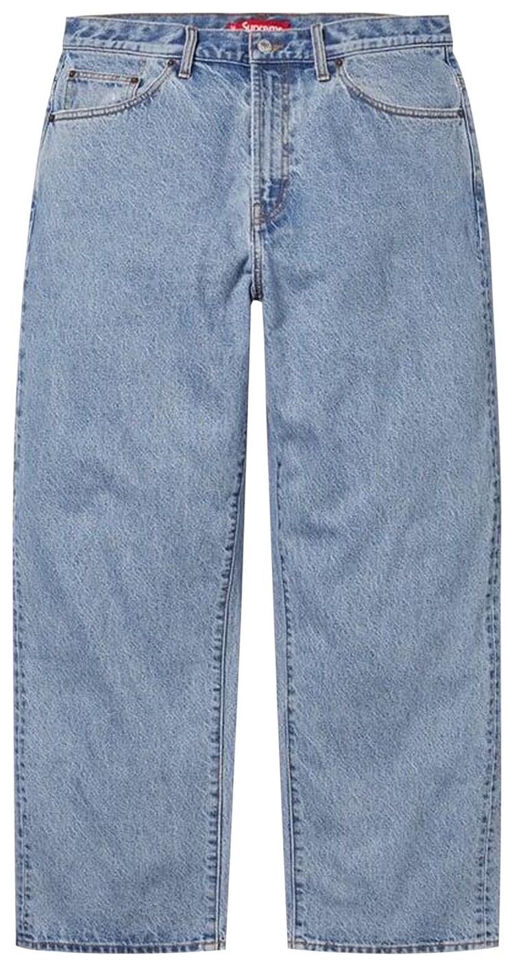 Джинсы Supreme Baggy Jean цвета «выстиранный индиго»
Джинсы Supreme Baggy Jean цвета «выстиранный индиго»
