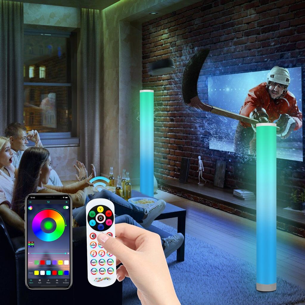 Yakimz 2x 6W Светодиодный торшер RGB угловой светильник с дистанционным управлением Торшер с дистанционным управлением
Yakimz 2x 6W Светодиодный торшер RGB угловой светильник с дистанционным управлением Торшер с дистанционным управлением