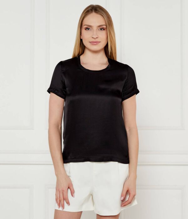 Атласная блузка Regular fit Liu Jo, черный 
Атласная блузка Regular fit Liu Jo, черный