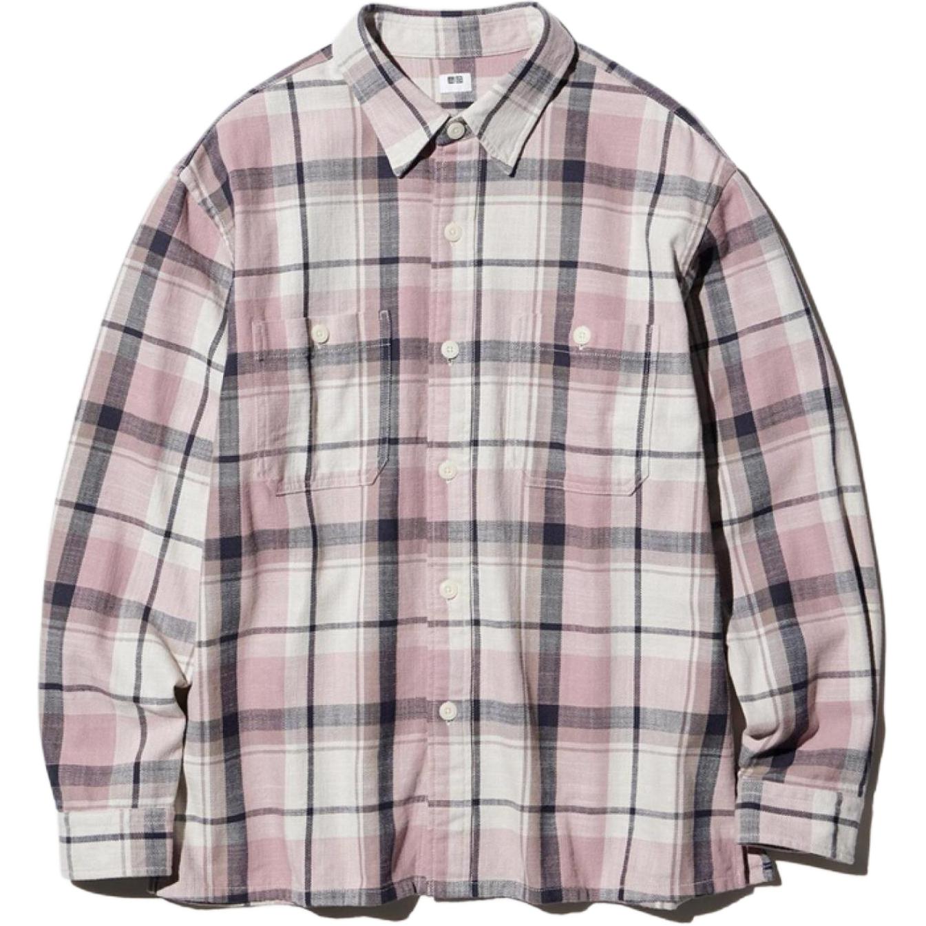 UNIQLO Рубашка унисекс розовая
UNIQLO Рубашка унисекс розовая