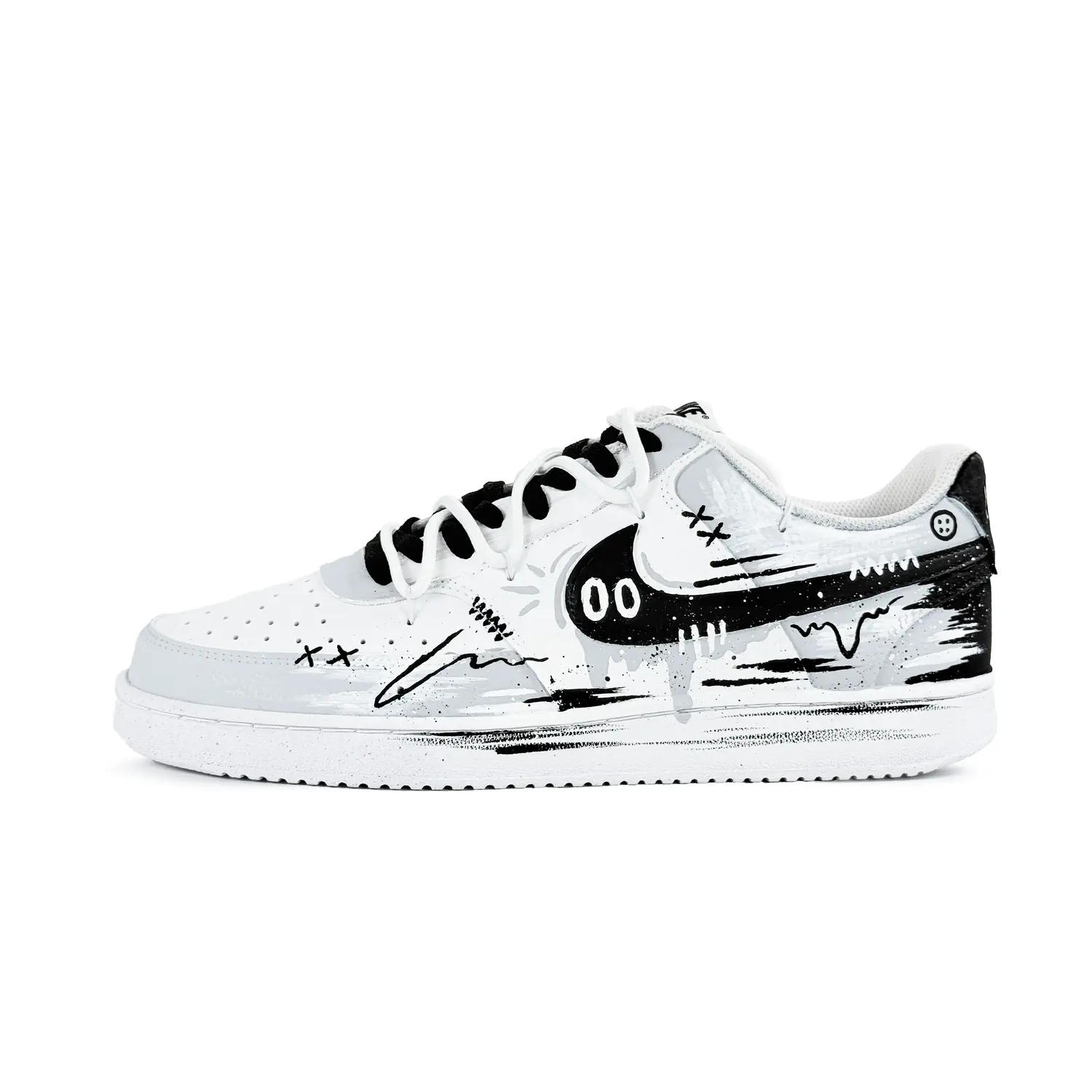 Nike Court Vision 1 Abrasion Resistant низкие скейтборд кроссовки мужские Black White
Nike Court Vision 1 Abrasion Resistant низкие скейтборд кроссовки мужские Black White