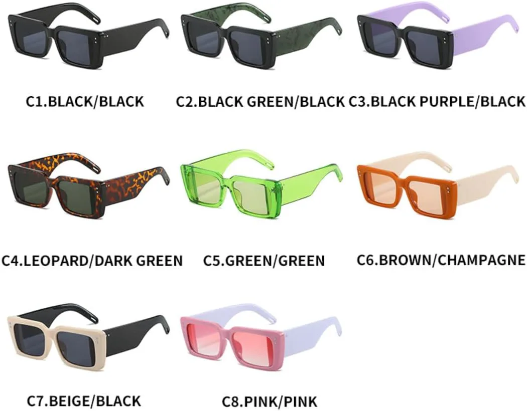 Солнцезащитные очки для мужчин и женщин - защита UV400 - двухцветные заклепки, широкие дужки для занятий спортом на открытом воздухе и вождения DSVIGF, Green
Солнцезащитные очки для мужчин и женщин - защита UV400 - двухцветные заклепки, широкие дужки для занятий спортом на открытом воздухе и вождения DSVIGF, Green