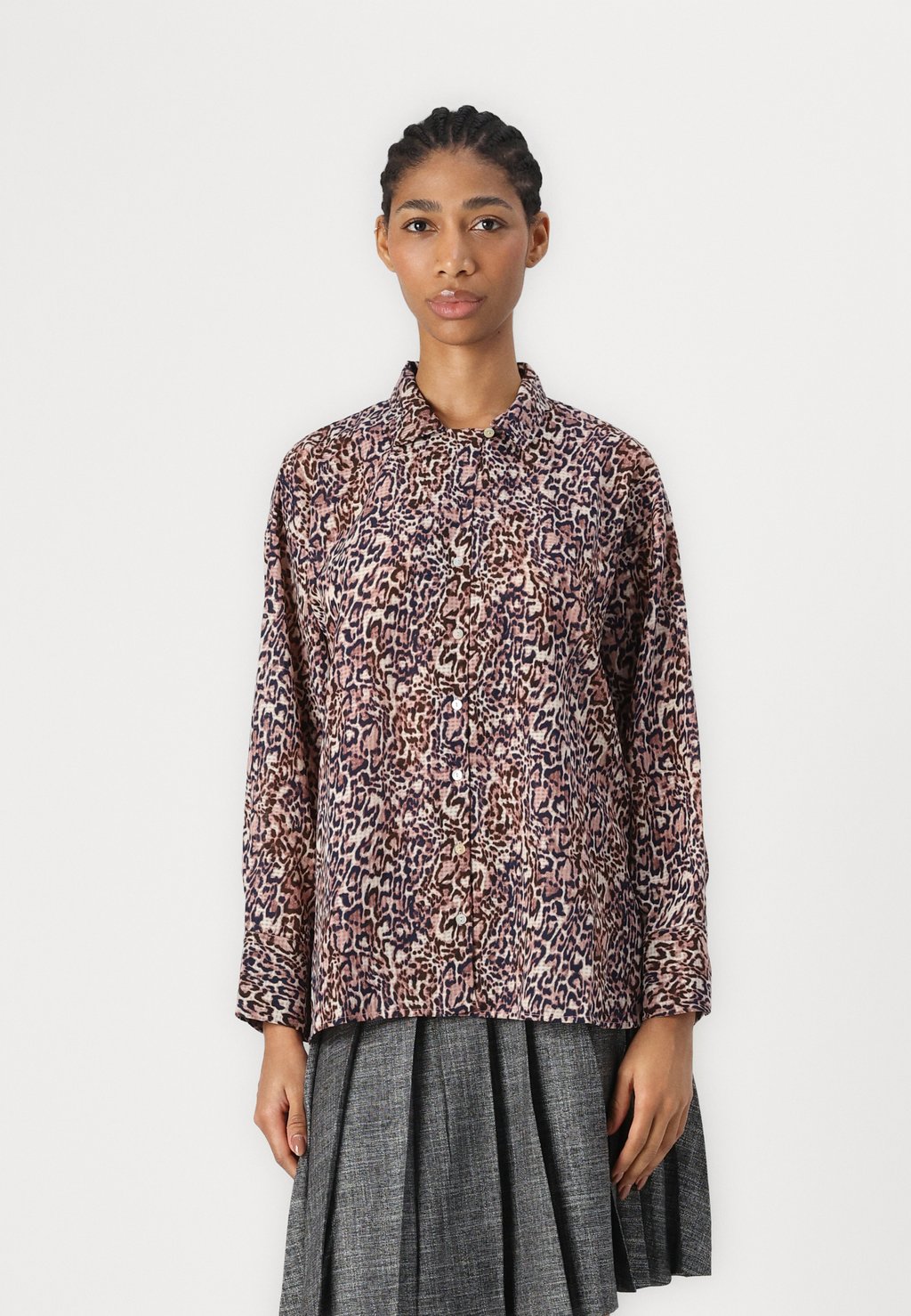 Блузка на пуговицах IHSAFARY ICHI, мультиколор
Блузка на пуговицах IHSAFARY ICHI, мультиколор