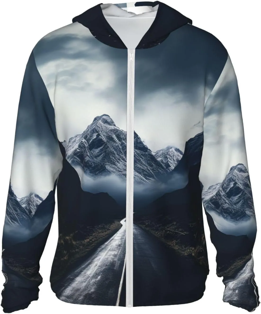 Толстовка с защитой от солнца Dark Road to Mountains Full Zip UPF 50+ с карманом HJBNW
Толстовка с защитой от солнца Dark Road to Mountains Full Zip UPF 50+ с карманом HJBNW