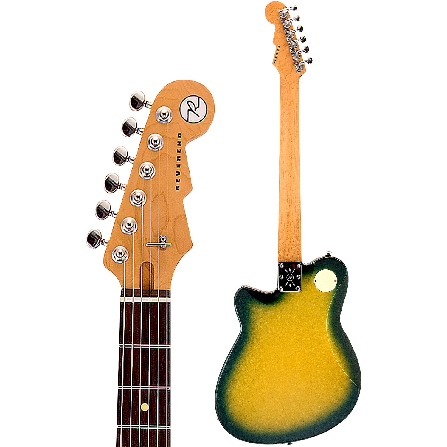 Электрогитара Reverend Charger HB с накладкой из палисандра Citradelic Sunset
Электрогитара Reverend Charger HB с накладкой из палисандра Citradelic Sunset