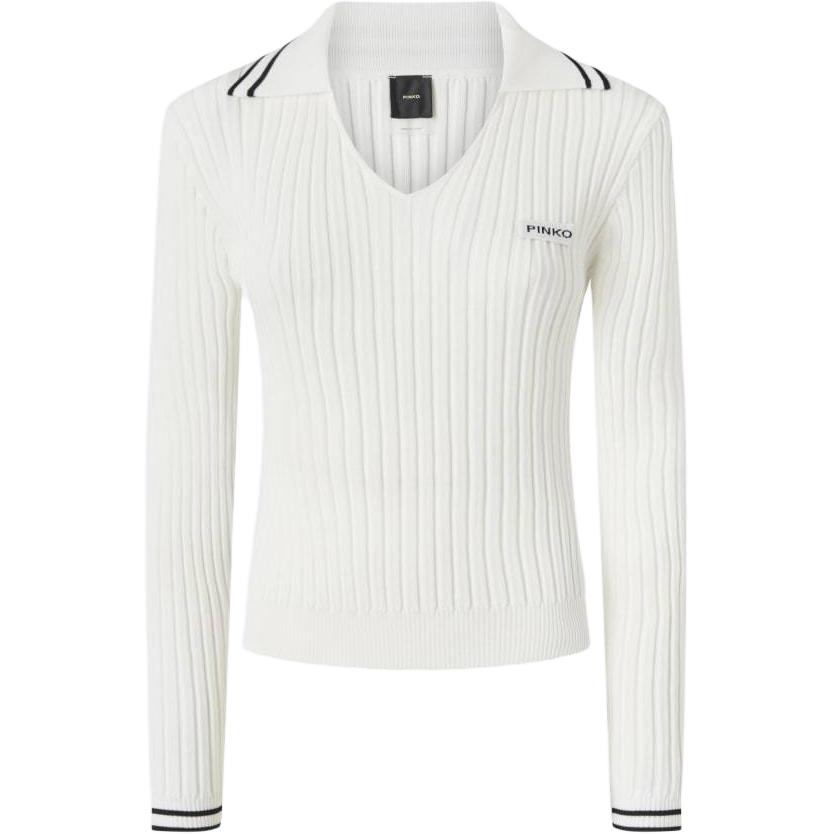Свитер в стиле polo PINKO, белый
Свитер в стиле polo PINKO, белый