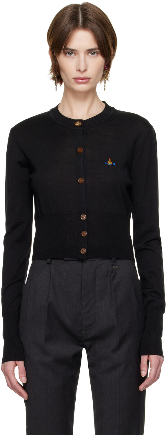 Укороченный кардиган Bea Vivienne Westwood, черный
Укороченный кардиган Bea Vivienne Westwood, черный