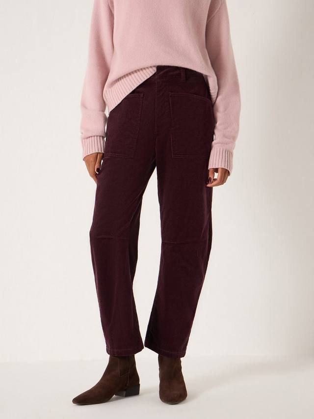 Брюки Corduroy Cordi с бочкообразными штанинами HUSH, Burgundy Purple
Брюки Corduroy Cordi с бочкообразными штанинами HUSH, Burgundy Purple