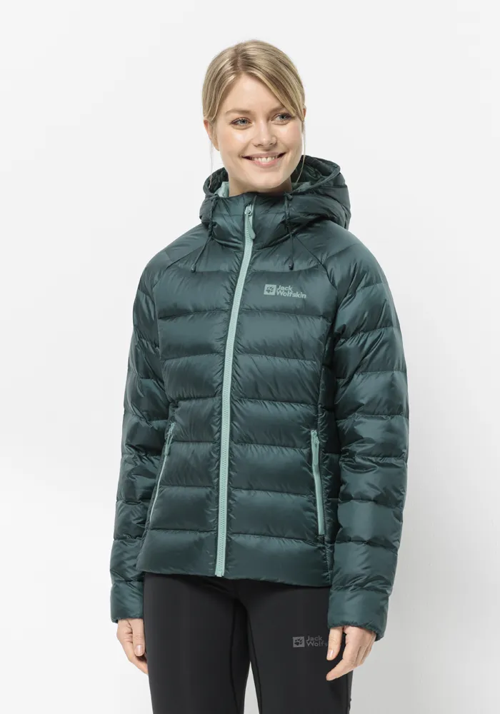 Пуховик Jack Wolfskin "NEBELHORN DOWN HOODY W", с капюшоном, зеленый
Пуховик Jack Wolfskin "NEBELHORN DOWN HOODY W", с капюшоном, зеленый