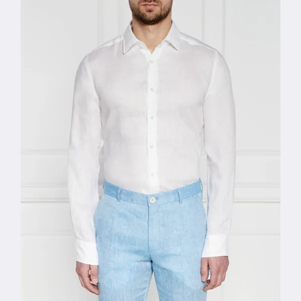 Рубашка льняная 13-го размера в форме W Windsor, белый
Рубашка льняная 13-го размера в форме W Windsor, белый