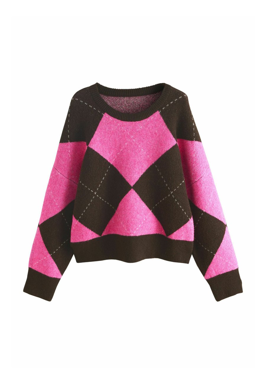 Джемпер Next CREW NECK, Pink And Brown Argyle/Pink
Джемпер Next CREW NECK, Pink And Brown Argyle/Pink