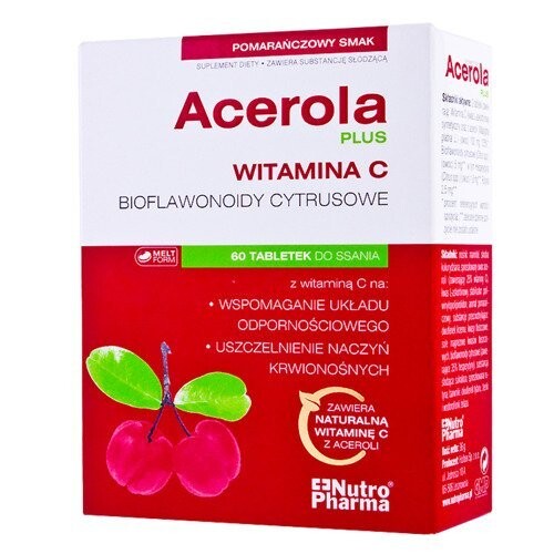 Puritans Pride, Ацерола Плюс, 60 таблеток Nutropharma 
Puritans Pride, Ацерола Плюс, 60 таблеток Nutropharma