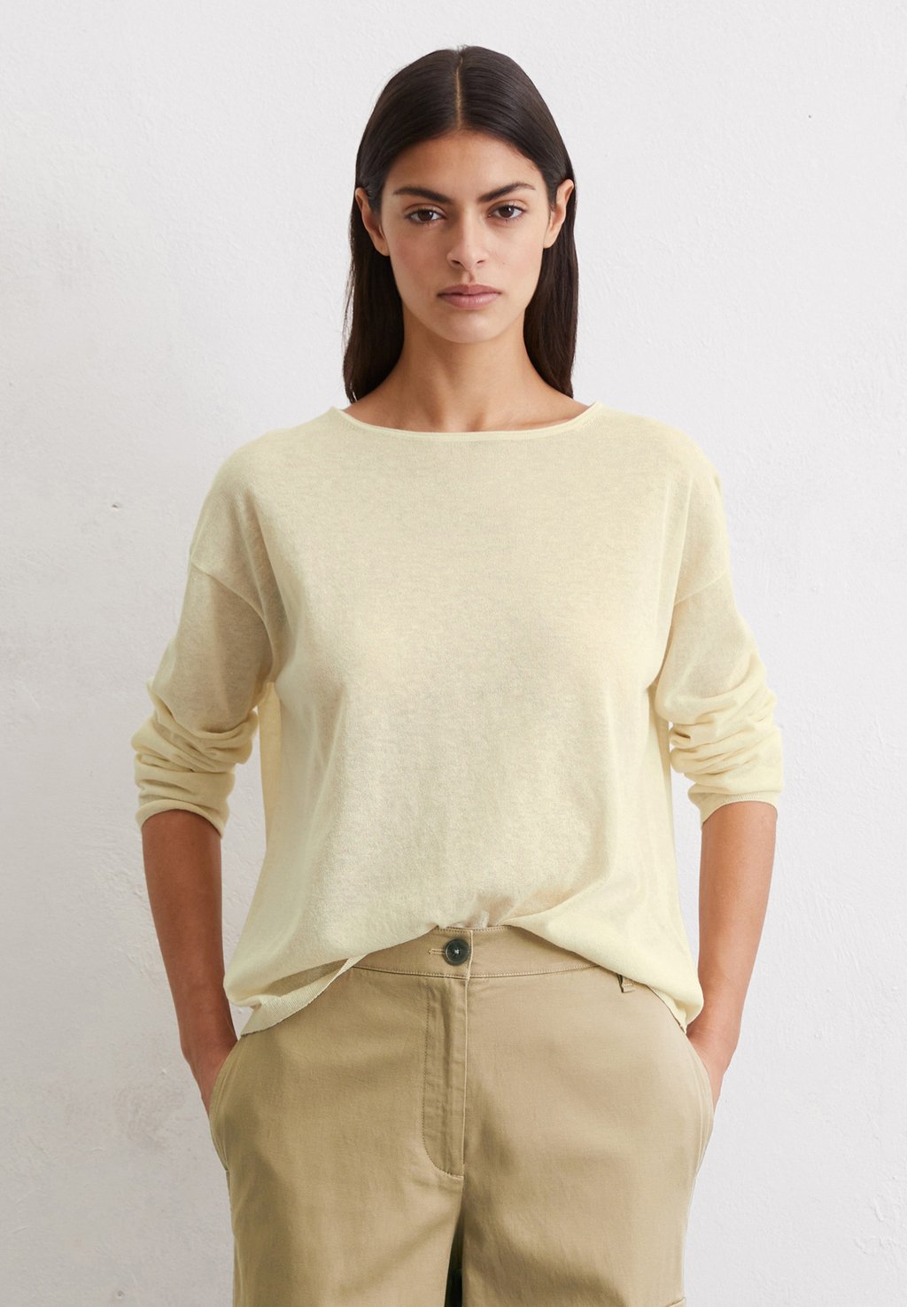 Джемпер FEIN Marc O'Polo, светло-желтый
Джемпер FEIN Marc O'Polo, светло-желтый