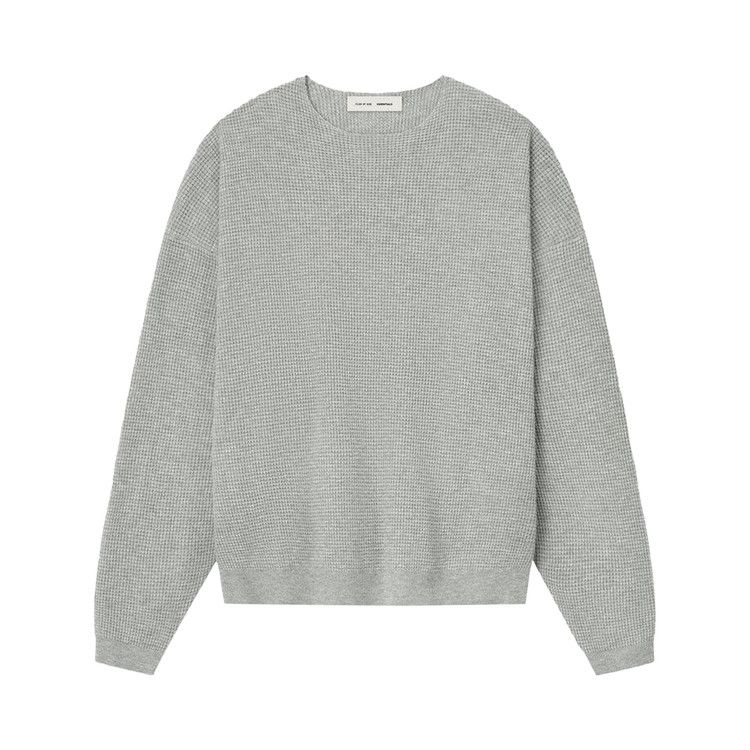 Свитер Fear of God Essentials Waffle Crewneck Sweater, Concrete Heather
Свитер Fear of God Essentials Waffle Crewneck Sweater, Concrete Heather