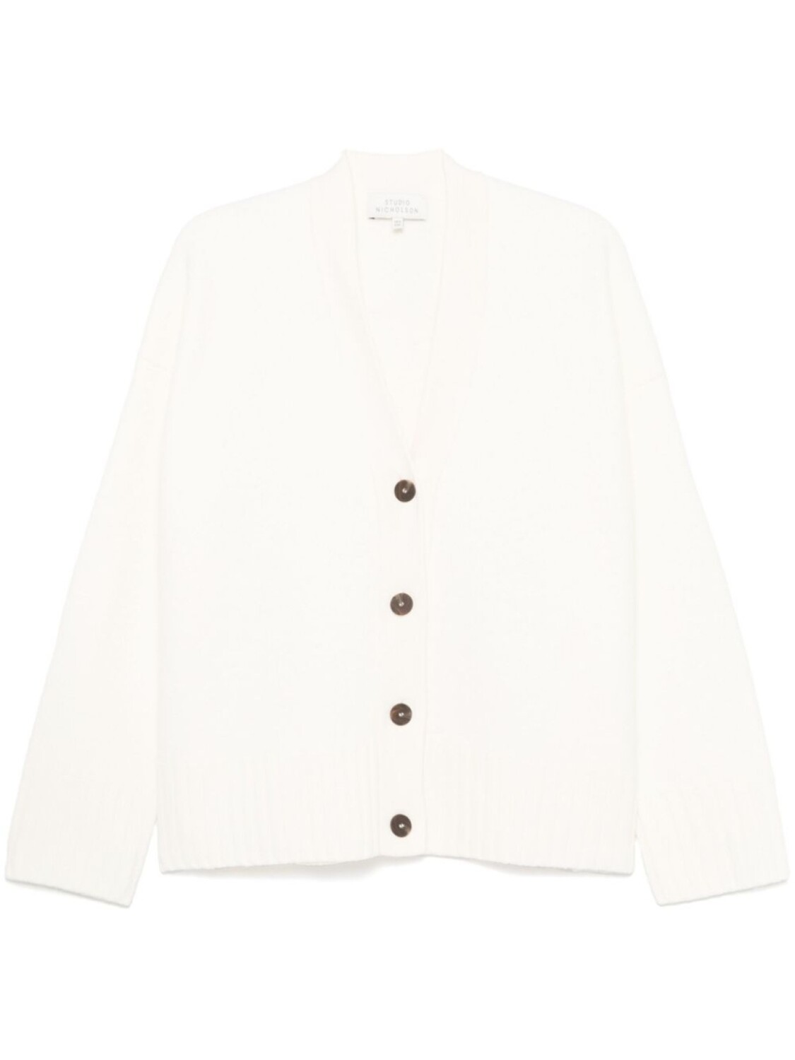 Шерстяной кардиган Studio Nicholson, белый
Шерстяной кардиган Studio Nicholson, белый