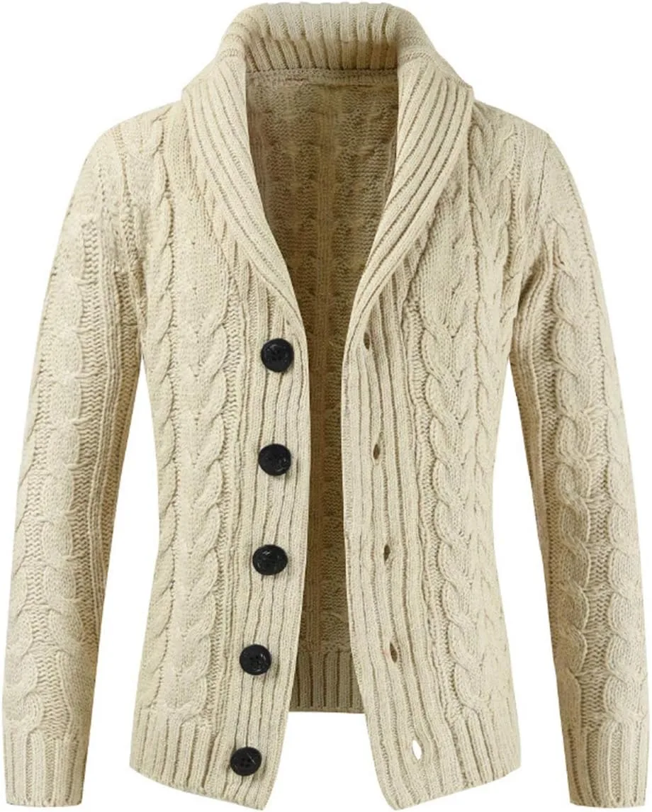 Мужской вязаный кардиган Vintage с длинным рукавом и молнией SOMTHRON
Мужской вязаный кардиган Vintage с длинным рукавом и молнией SOMTHRON