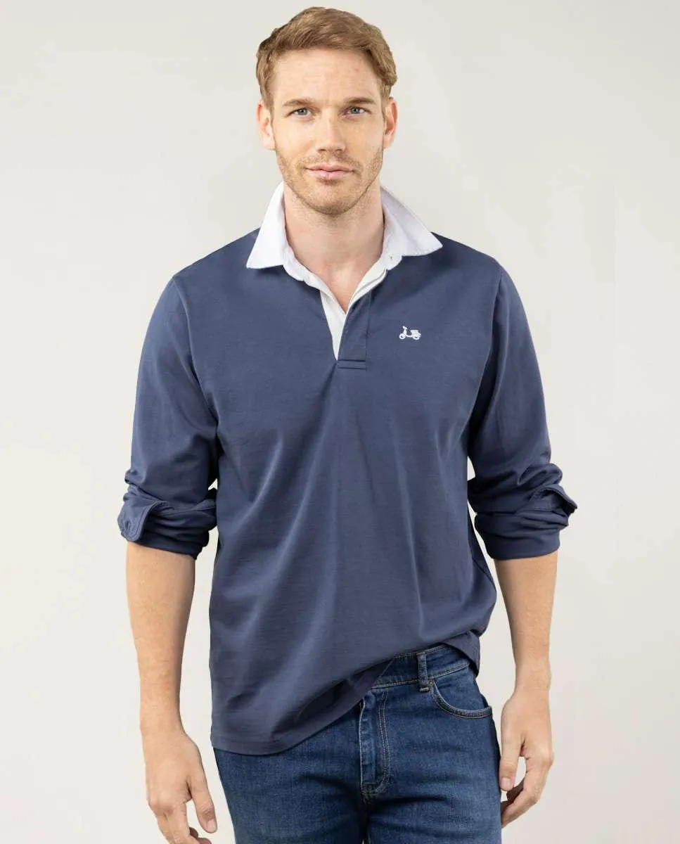 Синий мужской поло с длинным рукавом Scotta 1985, темно-синий
Синий мужской поло с длинным рукавом Scotta 1985, темно-синий