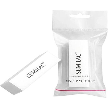 Пилочка для ногтей и блок для полировки с мелкой зернистостью 180, Semilac
Пилочка для ногтей и блок для полировки с мелкой зернистостью 180, Semilac