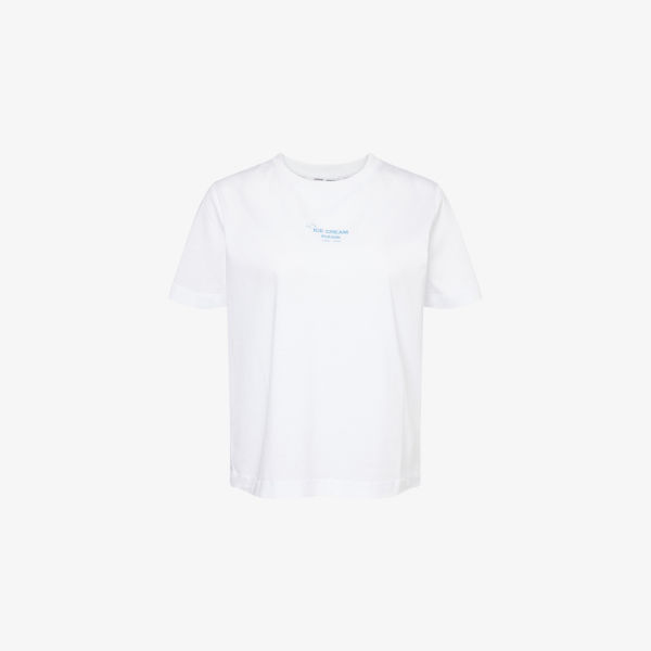 Футболка Samsoe Samsoe Sacamino с принтом, голубой
Футболка Samsoe Samsoe Sacamino с принтом, голубой