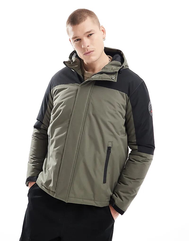 Куртка для активного отдыха в цвете хаки и черного цвета Brave Soul, Черный, Куртка для активного отдыха в цвете хаки и черного цвета Brave Soul
Куртка для активного отдыха в цвете хаки и черного цвета Brave Soul, Черный, Куртка для активного отдыха в цвете хаки и черного цвета Brave Soul