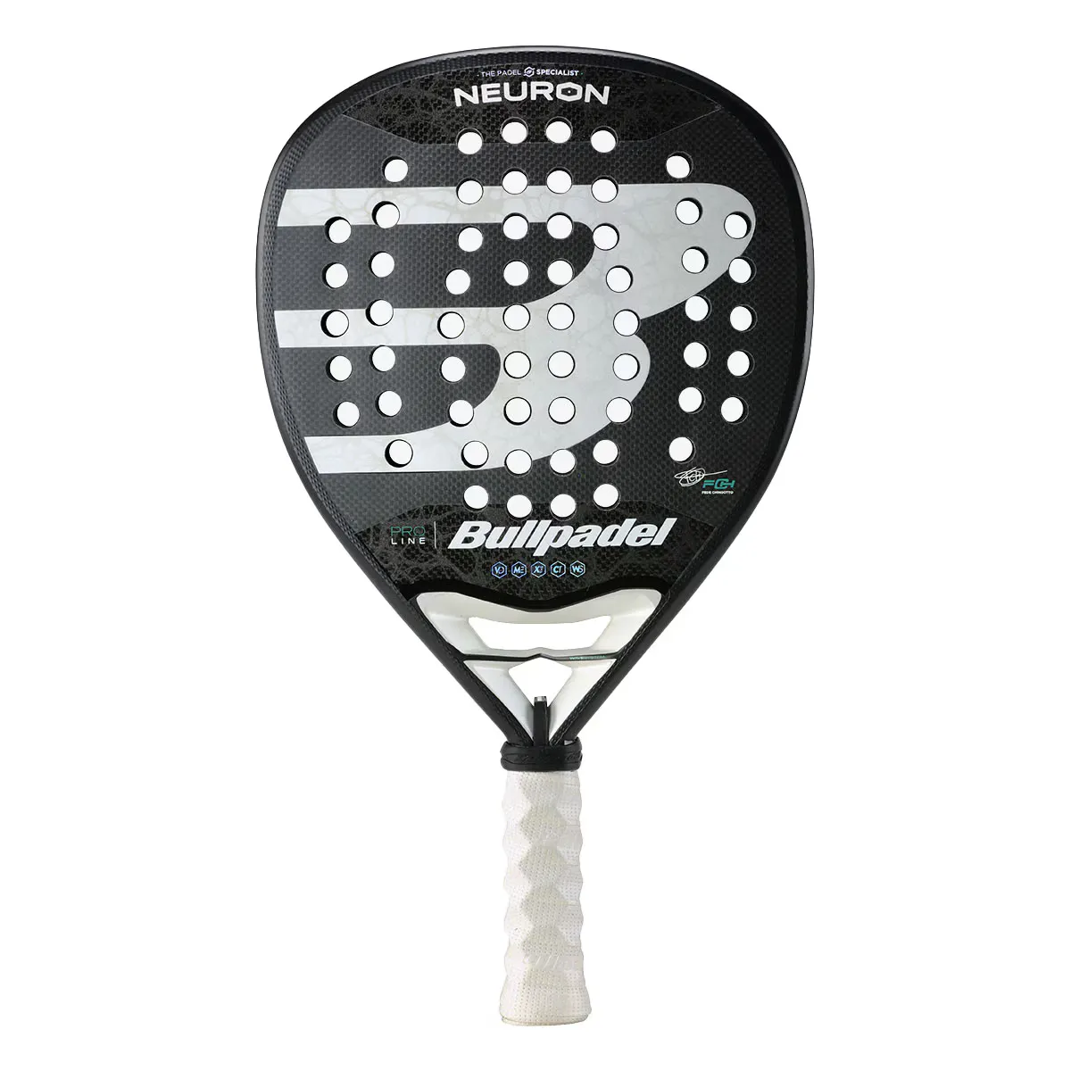 Ракетка для паддла Neuron 24 Bullpadel, черный/белый
Ракетка для паддла Neuron 24 Bullpadel, черный/белый