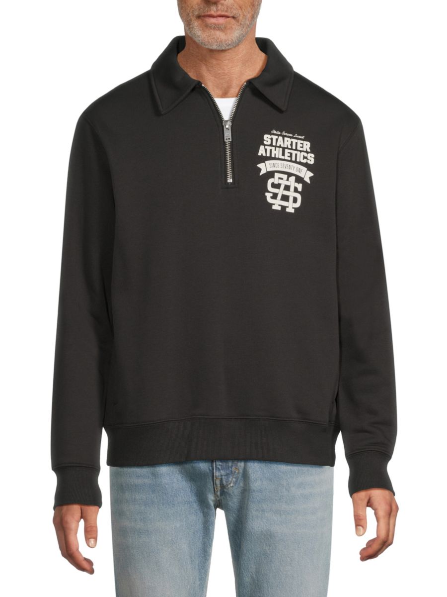 Толстовка-пуловер с графическим принтом Starter, черный
Толстовка-пуловер с графическим принтом Starter, черный