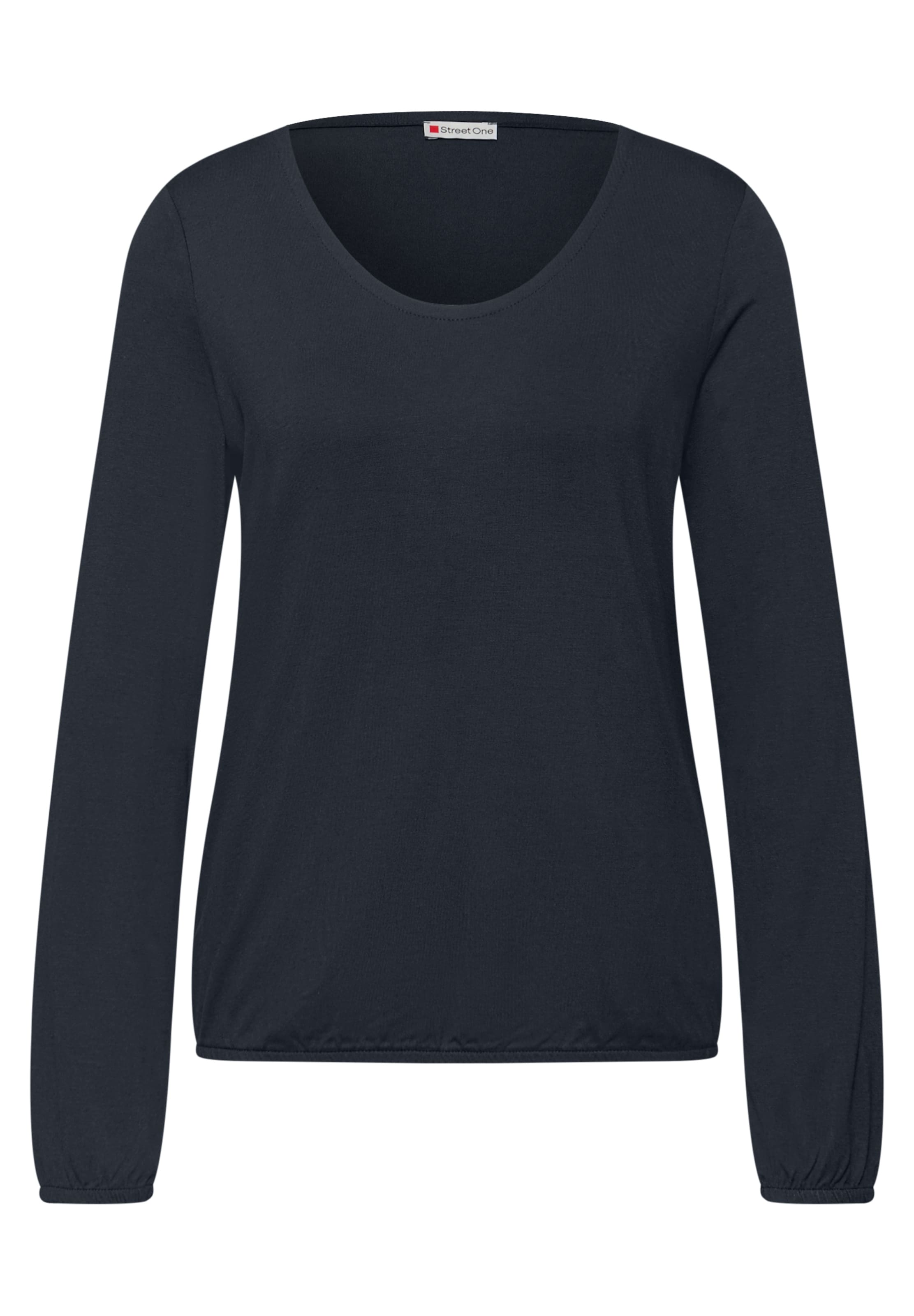 STREET ONE Лонгслив в темно-синем цвете
STREET ONE Лонгслив в темно-синем цвете