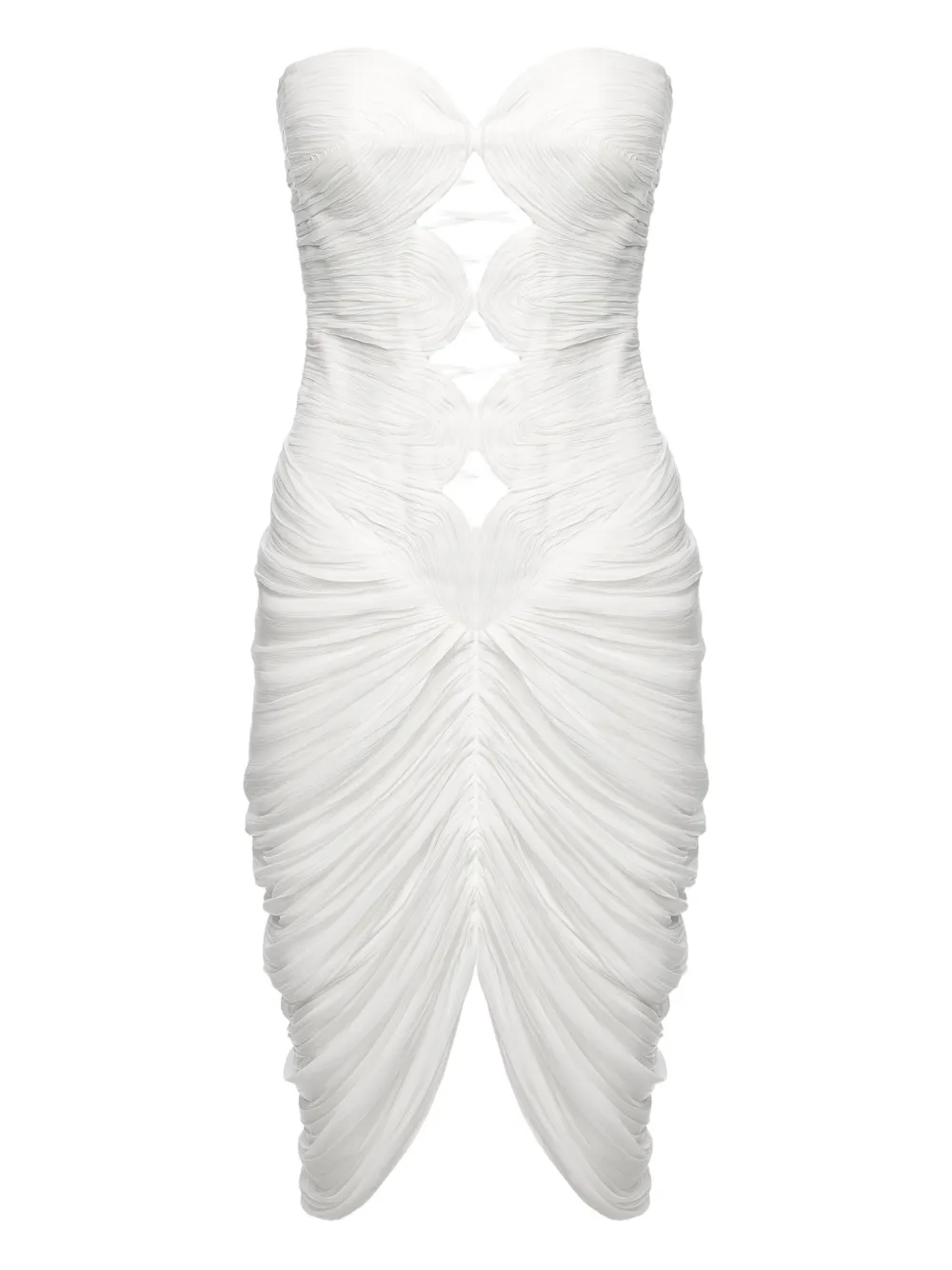 Платье с открытыми плечами и драпировкой Ana Radu, белый
Платье с открытыми плечами и драпировкой Ana Radu, белый