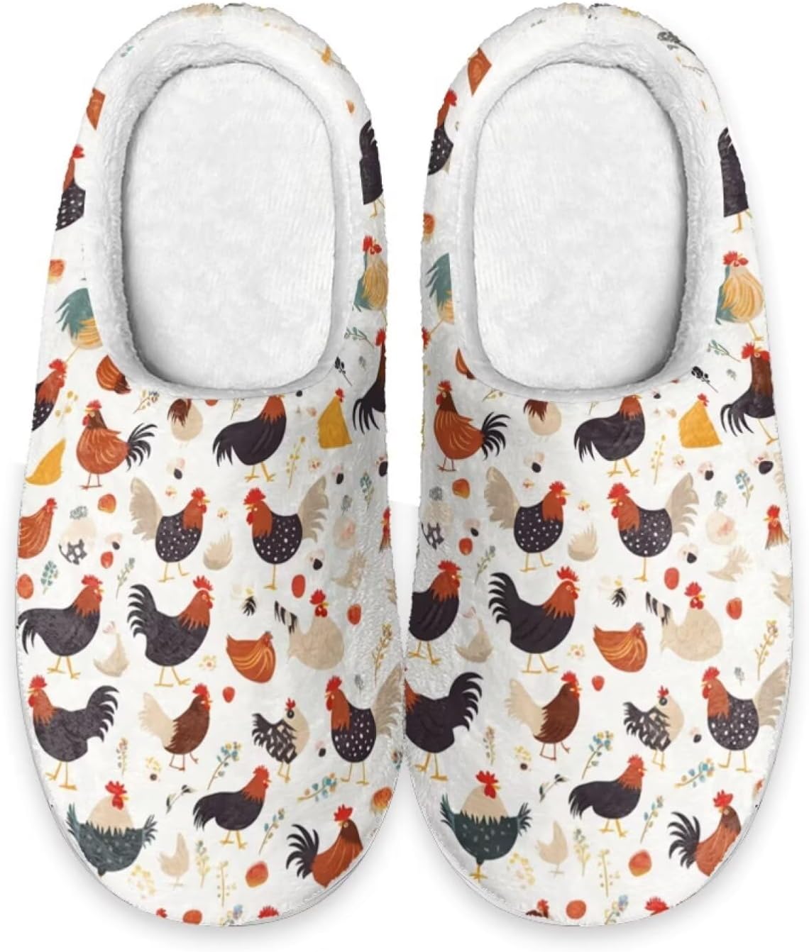 Милые мультяшные фланелевые тапочки Howilath унисекс, теплые и дышащие хлопковые тапочки с противоскользящей подошвой, Rooster
Милые мультяшные фланелевые тапочки Howilath унисекс, теплые и дышащие хлопковые тапочки с противоскользящей подошвой, Rooster