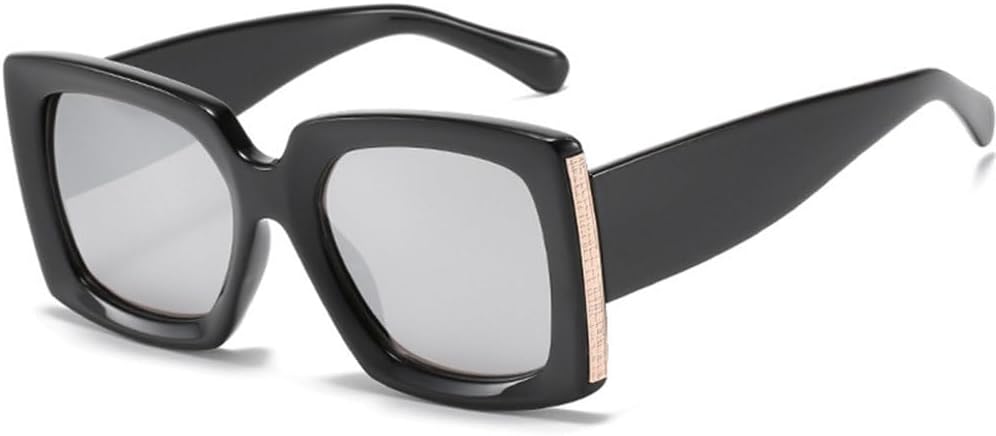 Классические женские солнцезащитные очки в стиле ретро, модные солнцезащитные очки с градиентным зеркальным покрытием и широкими дужками, защита от УФ-излучения UV400, модные мужские солнцезащитные очки TYUVIVO, Black Silver
Классические женские солнцезащитные очки в стиле ретро, модные солнцезащитные очки с градиентным зеркальным покрытием и широкими дужками, защита от УФ-излучения UV400, модные мужские солнцезащитные очки TYUVIVO, Black Silver