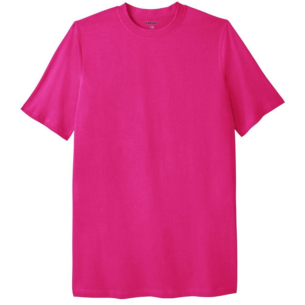 Мужская легкая, удлиненная футболка с круглым вырезом Kingsize Big & Tall без усадки KingSize, цвет Electric Pink
Мужская легкая, удлиненная футболка с круглым вырезом Kingsize Big & Tall без усадки KingSize, цвет Electric Pink
