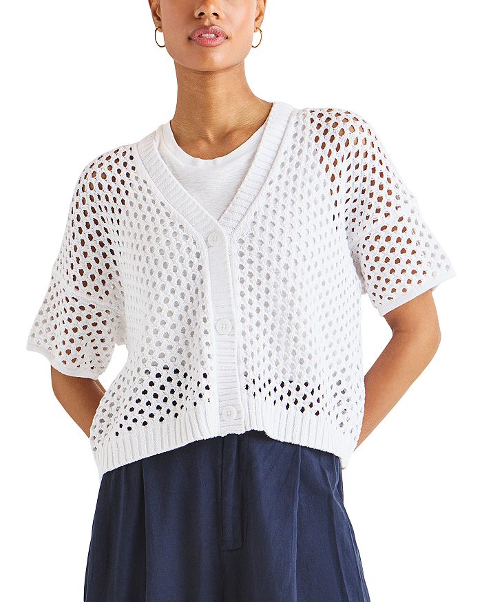 Кардиган Nova Pointelle Splendid, белый 
Кардиган Nova Pointelle Splendid, белый