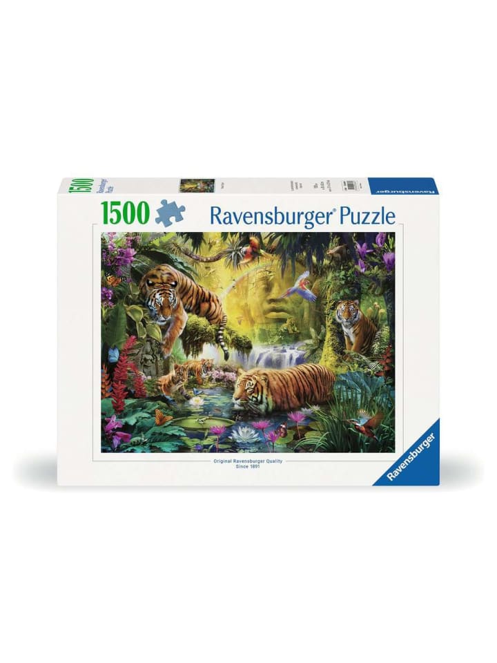 Пазл Ravensburger, 1500 деталей. Идиллическая сцена у водопоя в красочном исполнении
Пазл Ravensburger, 1500 деталей. Идиллическая сцена у водопоя в красочном исполнении
